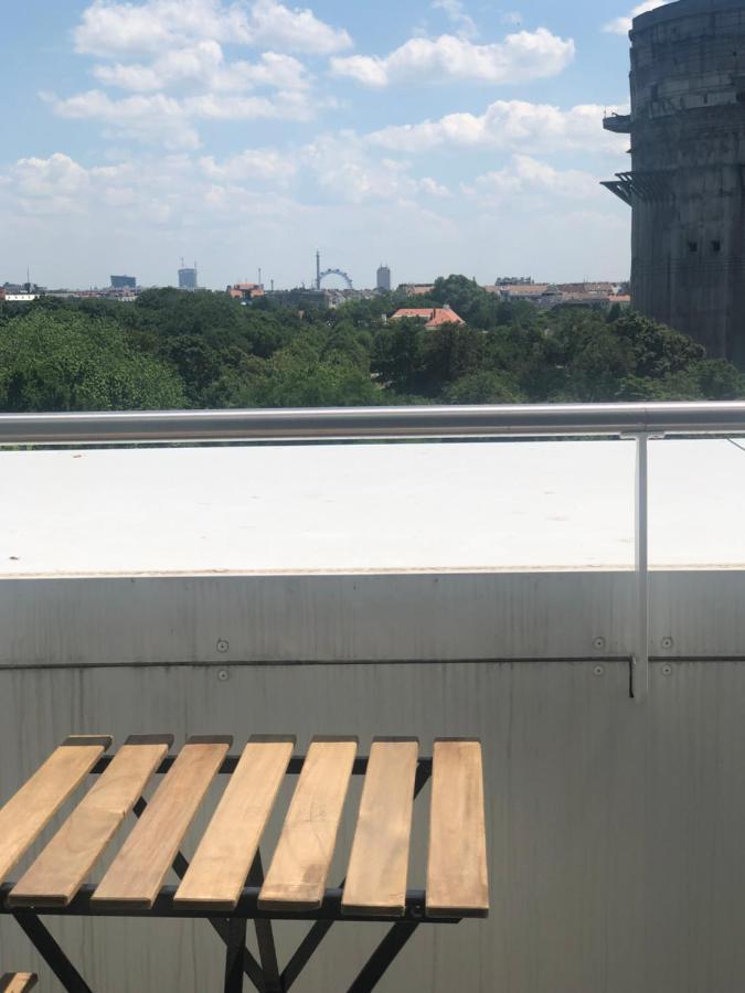 Augartenblick Penthaus 14 - Blick Zum Riesenrad Wien Exteriör bild