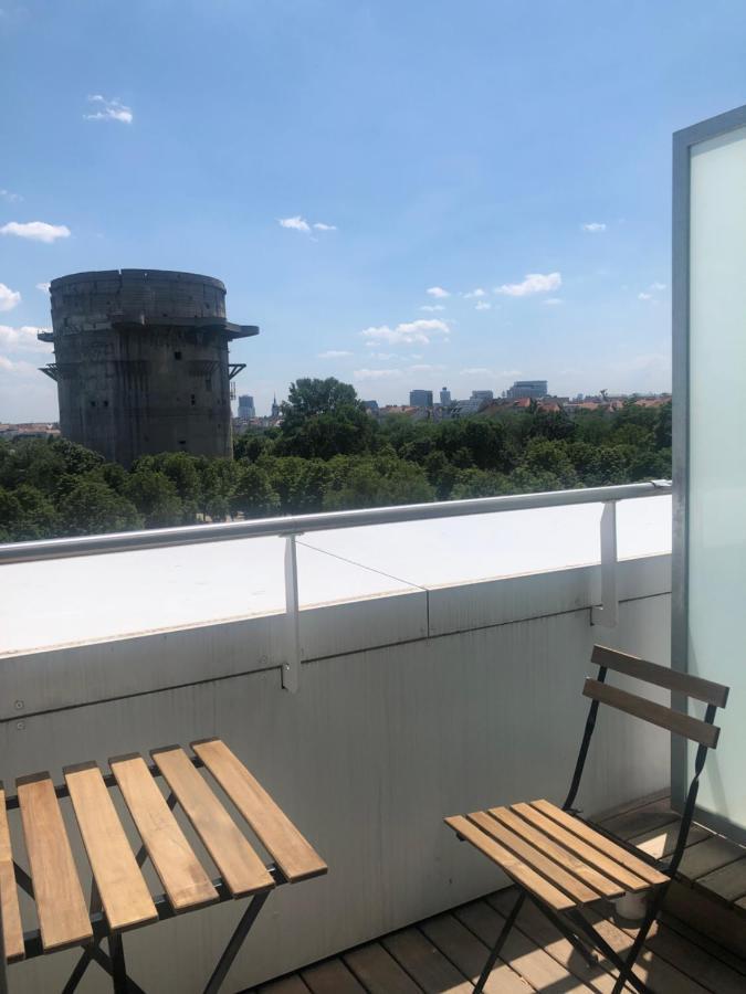 Augartenblick Penthaus 14 - Blick Zum Riesenrad Wien Exteriör bild
