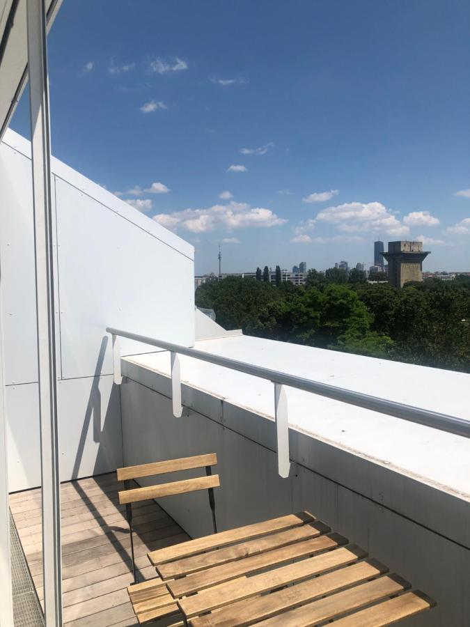 Augartenblick Penthaus 14 - Blick Zum Riesenrad Wien Exteriör bild